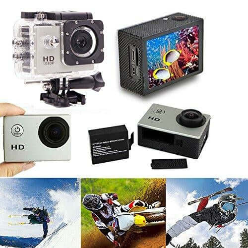 4K waterproof action camera + RF Remote And Accessories