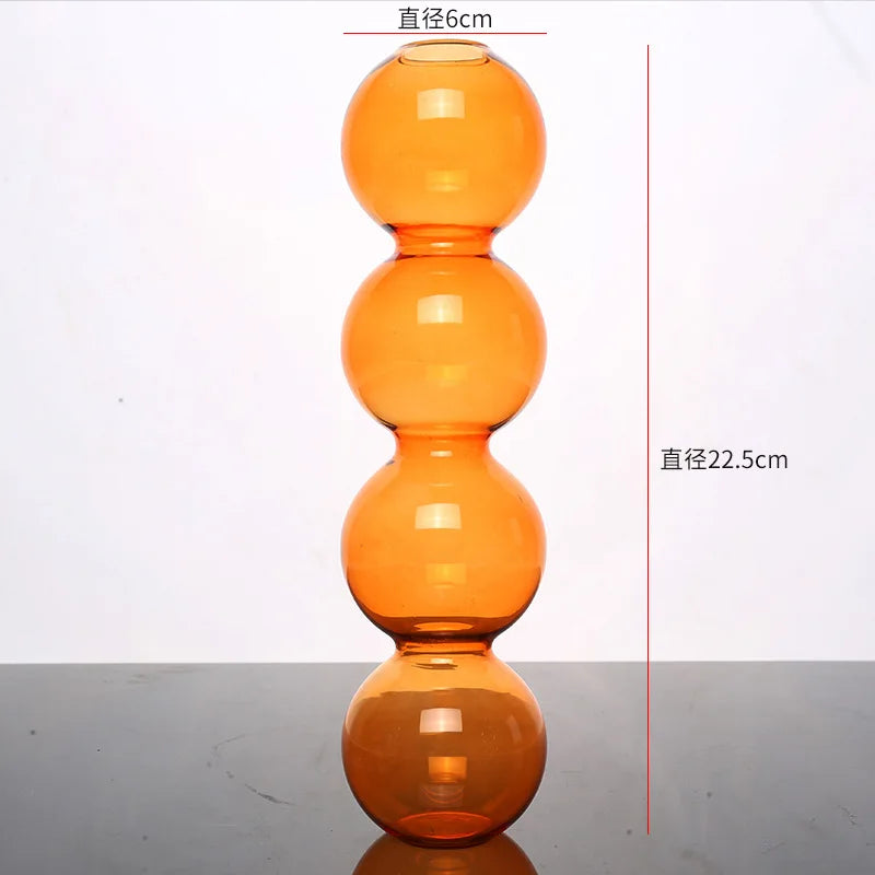 Nordic Glass Vase Modern Home Decor
