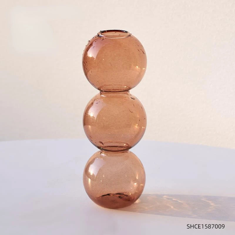 Nordic Glass Vase Modern Home Decor