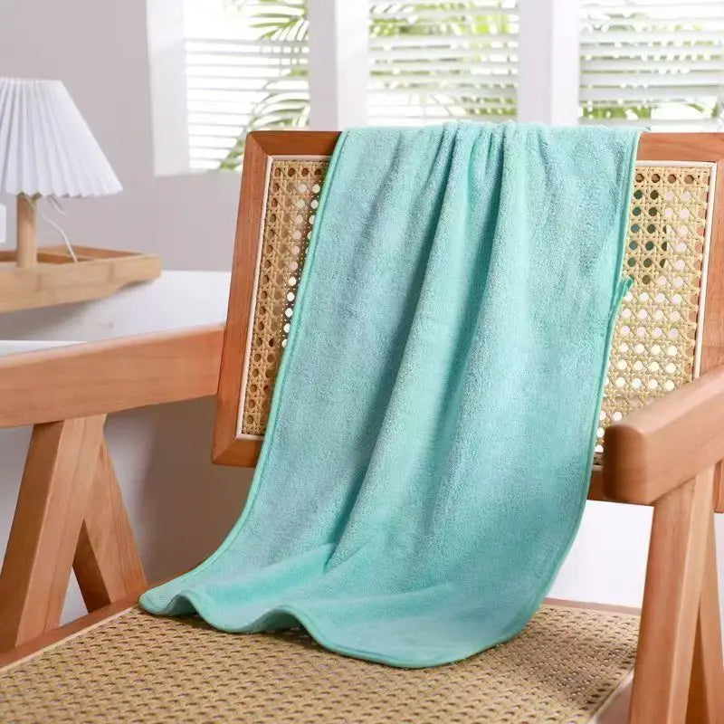 Coral Fleece Thickened Towel and Bath Towel Set,