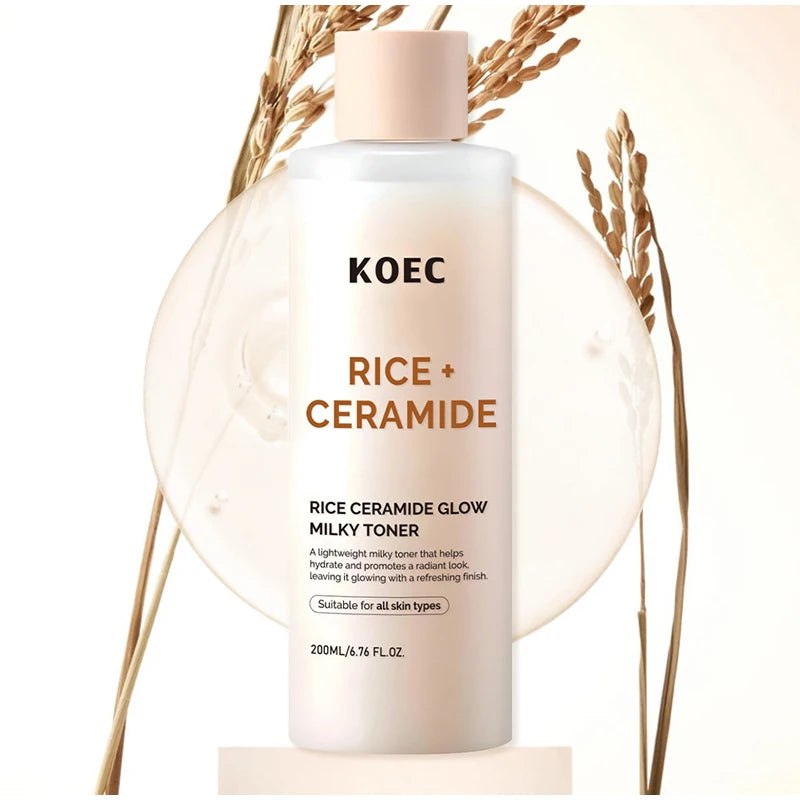 Brand Rice Essence Lotion Niacinamide Repair Facial Serum Nourishing Moisturizer Milk Toner Ceramide Deep Clean Cleansing Powder