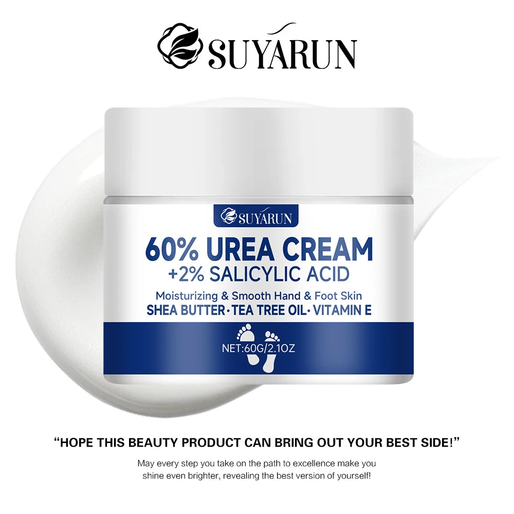 SUYARUN 60 Urea Foot Cream for Cracked Heels & Dry Feet