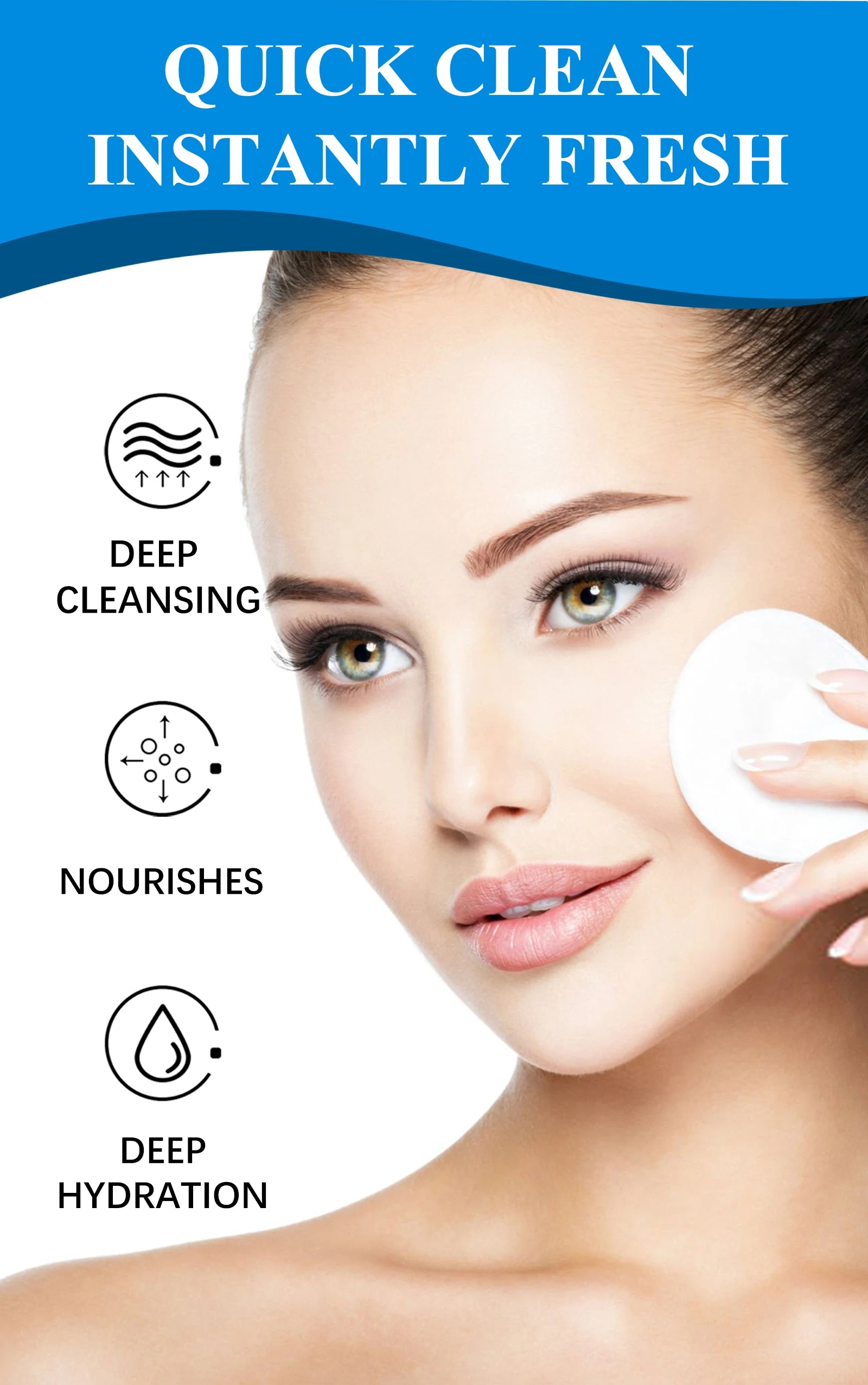 These dual-effect facial toner pads contain 4.5% AHA lactic acid and 0.45% BHA salicylic acid for exfoliation skincare