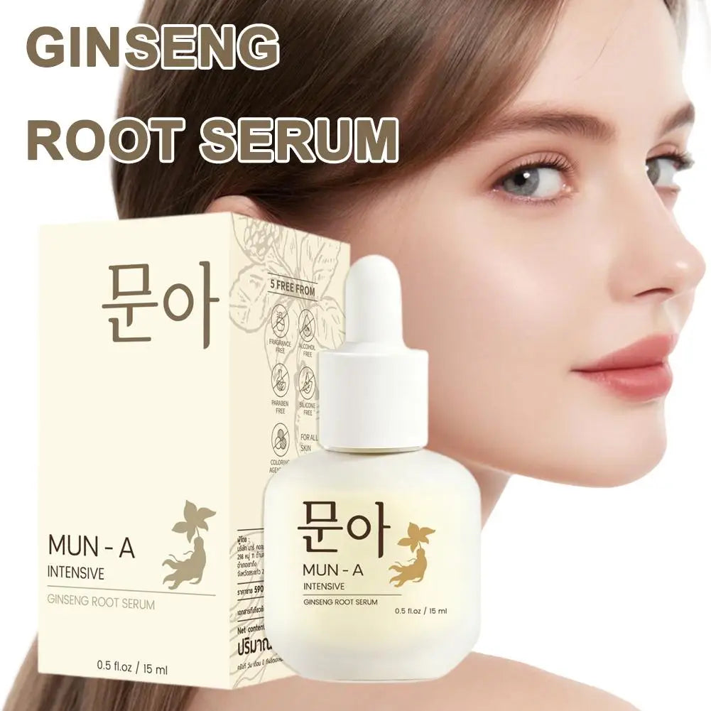 15ml Ginseng Root Essence Serum Hydrating Moisturizing Nourishing Facial Essence For Dry Skin Boost Skin Glow Daily Skincare