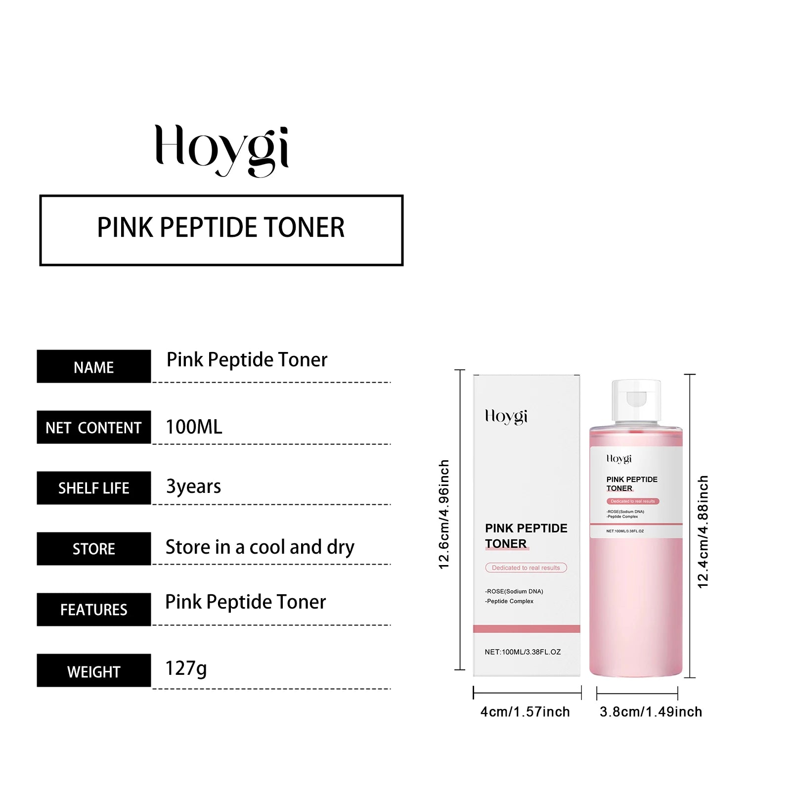 Rose Moisturizing Toner Cleanses, Moisturizes, Hydrates, Refines Pores, and Nourishes Skin Facial Toner