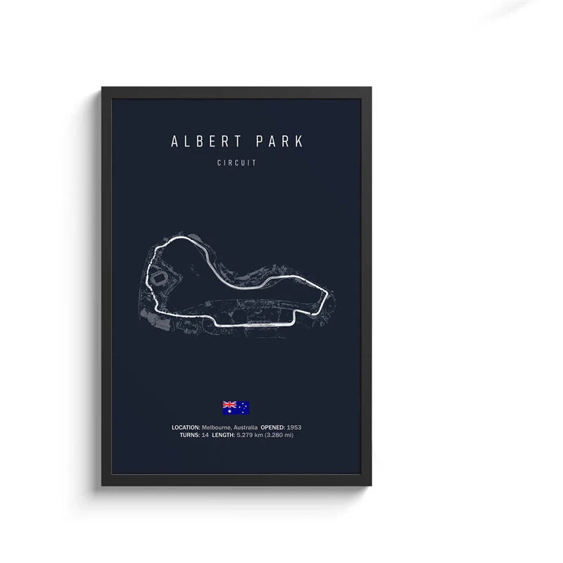F1 Imola Wall Art Canvas Painting – Nordic Motorsport Poster