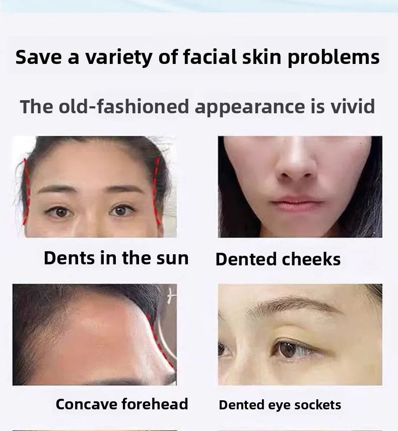 Beauty salon facials, plumping and plumping plant essences, hydrating and lightening temples, facial set