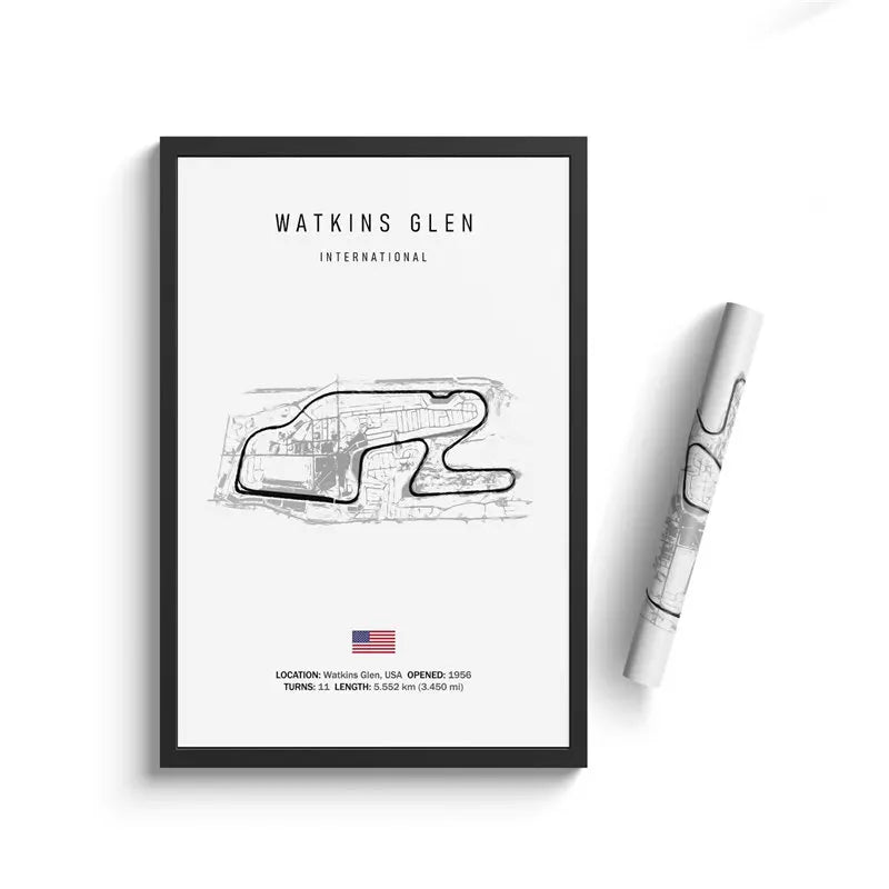 F1 Imola Wall Art Canvas Painting – Nordic Motorsport Poster
