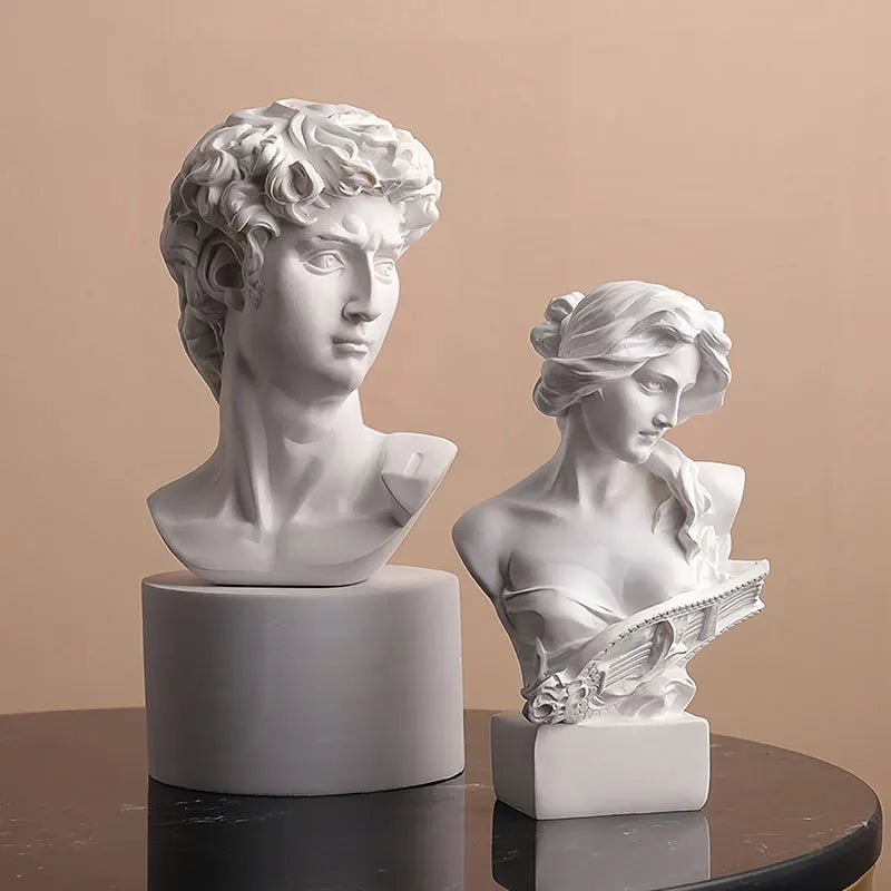 Apollo Bust Sculpture Mythology Home Decor