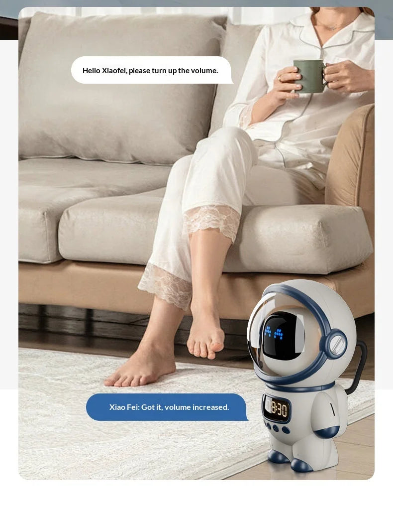Ai Chat Robot 6 Ai Models Wifi Bluetooth Dual Mode Desktop Companion Night Light Clock Alarm Intelligent Office Assistance
