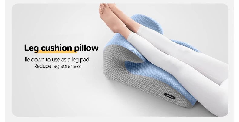 Ergonomic Pillow, Supports Posture in Any Position Cervical Traction Pillows Body Relaxation Anti Snoring, Ideal for Massage