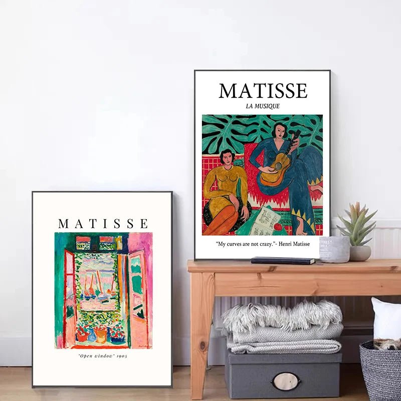 Matisse Poster Nordic Abstract Wall Art Print
