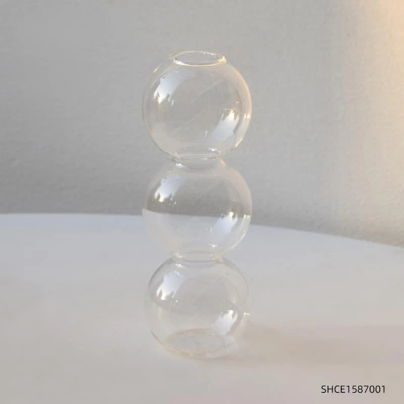 Nordic Glass Vase Modern Home Decor