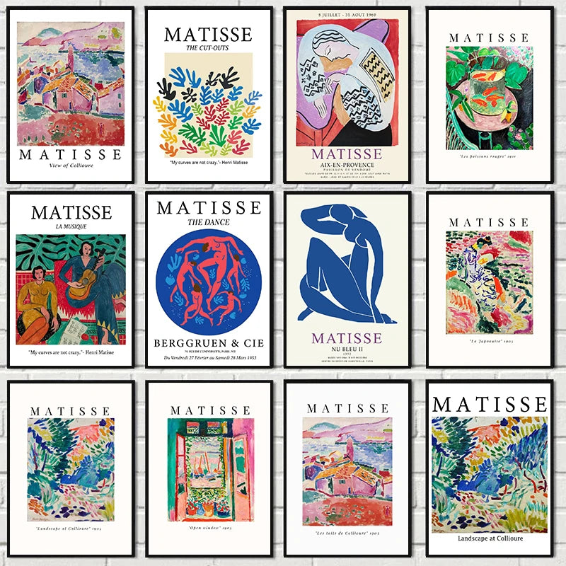 Matisse Poster Nordic Abstract Wall Art Print
