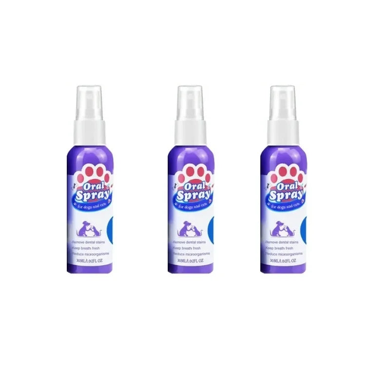 Pet Teeth Cleaning Spray Oral Care Remove Tooth Stai