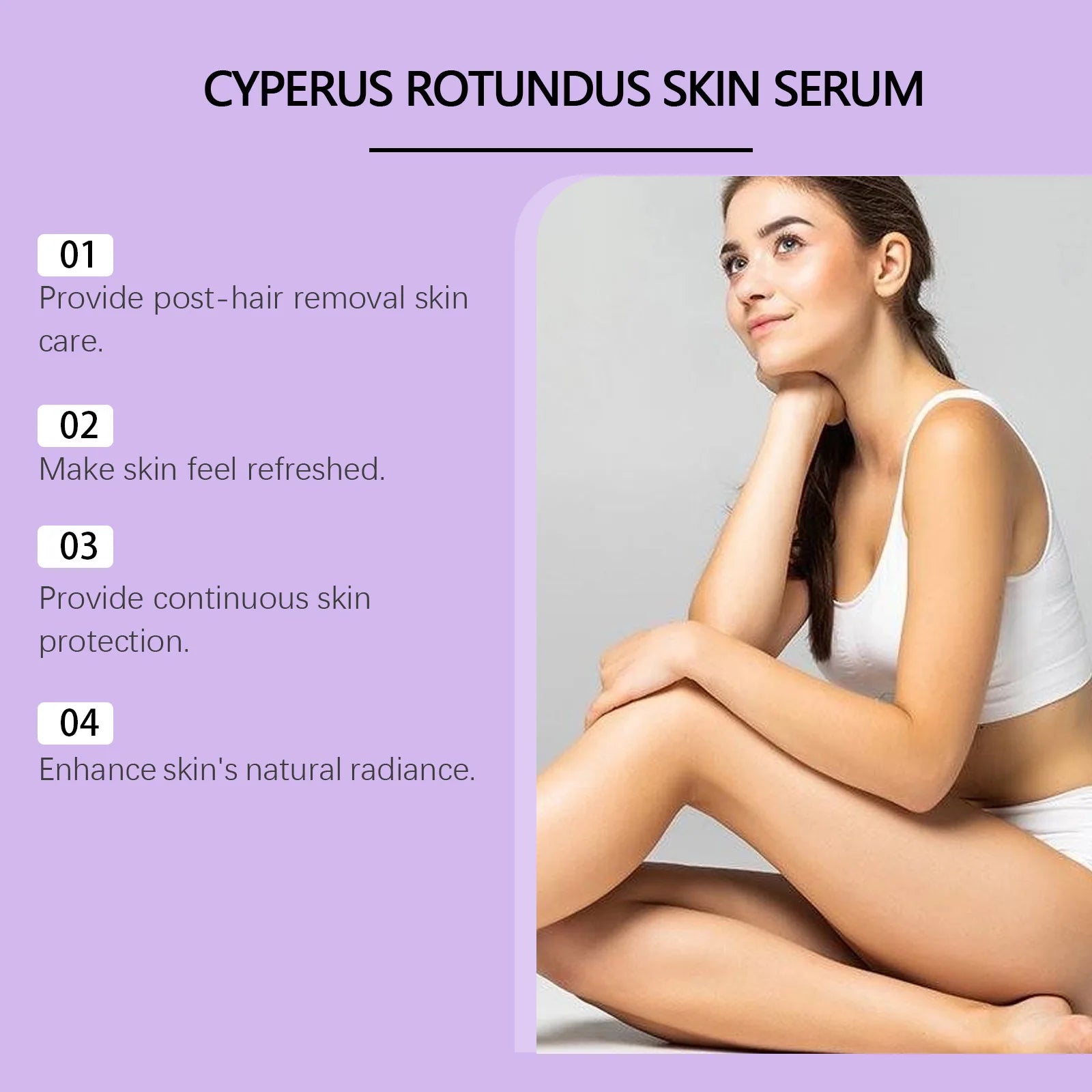 Depilatory Essence: Gentle Care, Refreshing, No Black Spots Left, Daily Skin Cleansing and Depilatory Care Essence Liquid