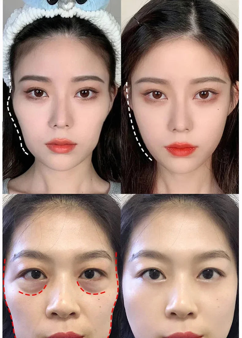 Beauty salon facials, plumping and plumping plant essences, hydrating and lightening temples, facial set