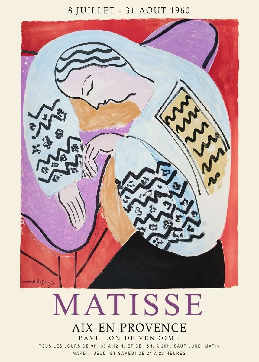 Matisse Poster Nordic Abstract Wall Art Print
