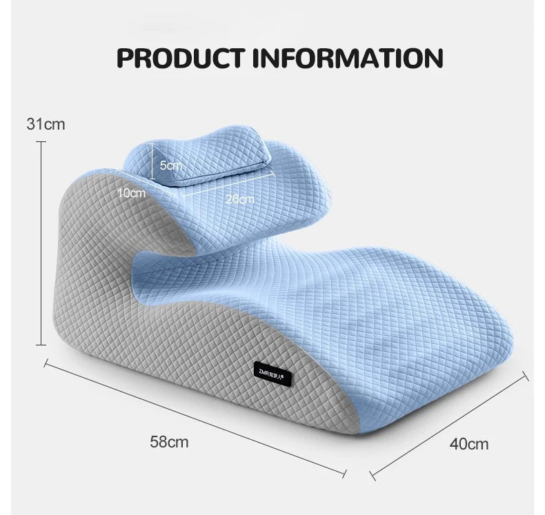 Ergonomic Pillow, Supports Posture in Any Position Cervical Traction Pillows Body Relaxation Anti Snoring, Ideal for Massage
