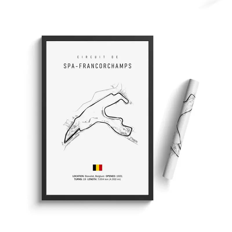 F1 Imola Wall Art Canvas Painting – Nordic Motorsport Poster
