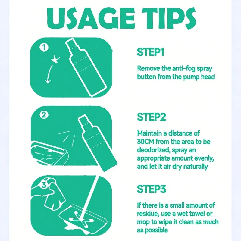 Pet Urine Stain Deodorizer Spray - Effective Odor Remove