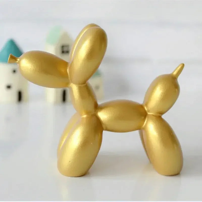 Nordic Dog Figurine Decorative Animal Sculpture