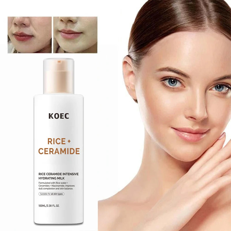 Brand Rice Essence Lotion Niacinamide Repair Facial Serum Nourishing Moisturizer Milk Toner Ceramide Deep Clean Cleansing Powder