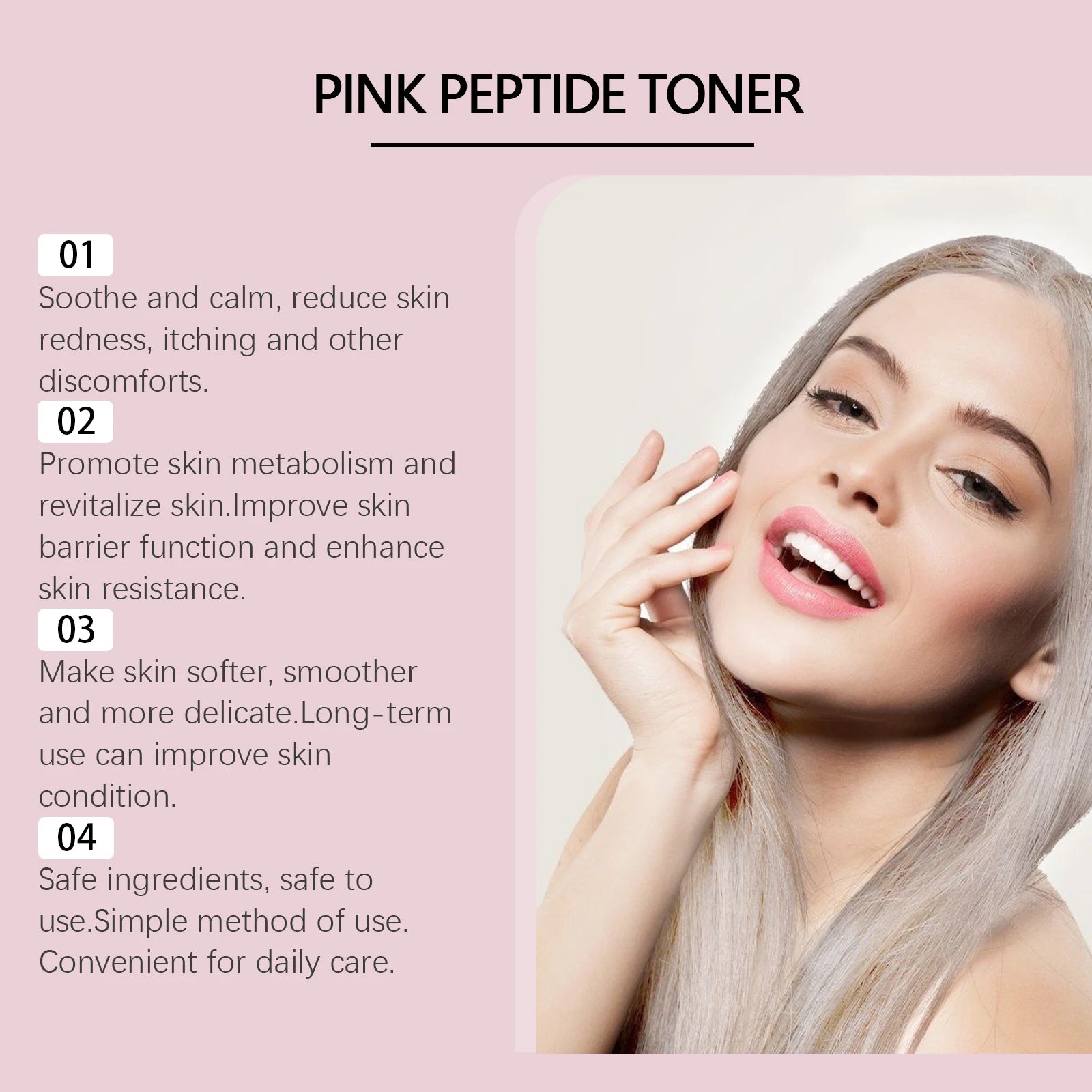 Rose Moisturizing Toner Cleanses, Moisturizes, Hydrates, Refines Pores, and Nourishes Skin Facial Toner