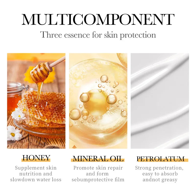3/5pcs BIOAQUA Honey Hand Cream Moisturizing Whitening Hands Anti-aging Nourishing Hydrating Hands Skin Care Products