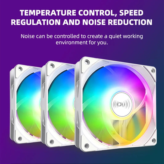 120mm PC ARGB Cooling Fan AURA SYNC RGB Computer