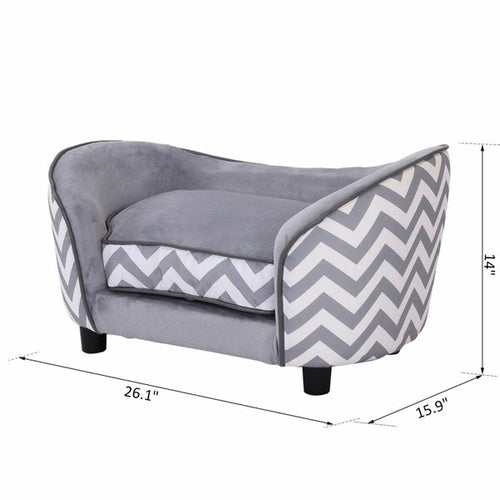 PawHut Pet Soft Warm Sofa Elevated Dog Puppy Sleeping Bed Bed Raised - Primespot
