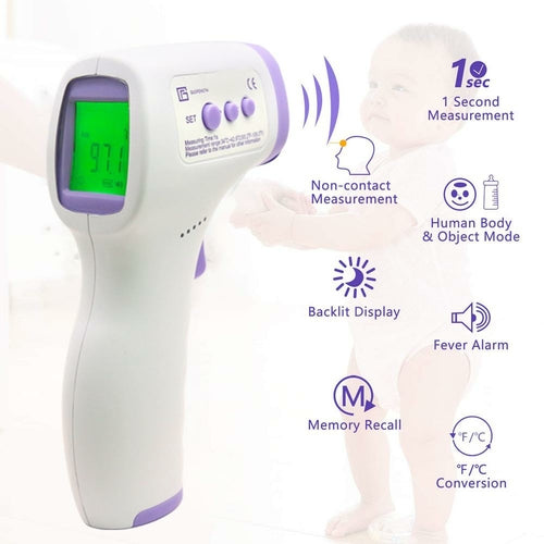 no-contact forehead thermometer