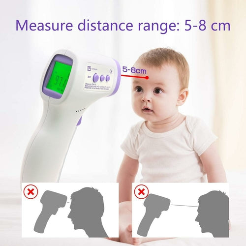 no-contact forehead thermometer