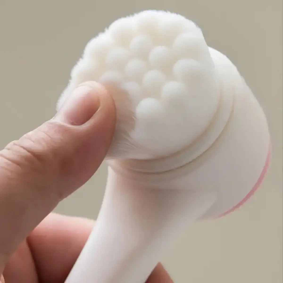 Silicone 2-in-1 Facial Cleansing Brush - Exfoliate, Massage, &amp; Revitalize Unscented Skin Care