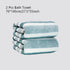 246 Pcs Soft Bath Towel Set Absorbent Quick-Drying
