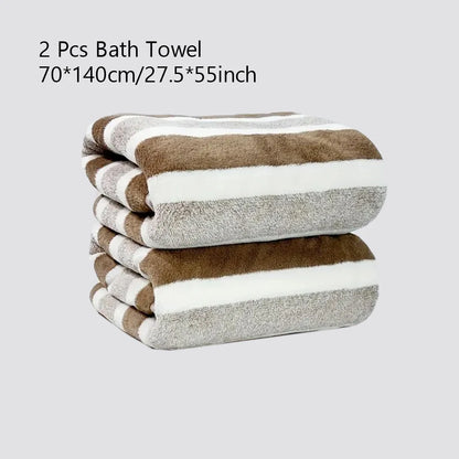 246 Pcs Soft Bath Towel Set Absorbent Quick-Drying