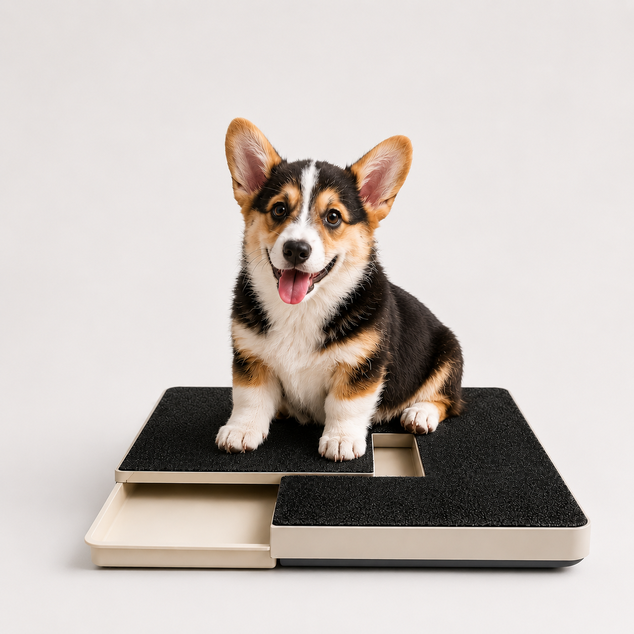 Dog Nail Scratch Board Nail Trim Pad Pull-Out Wooden Pet Scratching Board Toy Built-in Treat Box Dog Sandpaper Board Scratcher