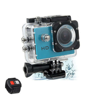 4K waterproof action camera + RF Remote And Accessories