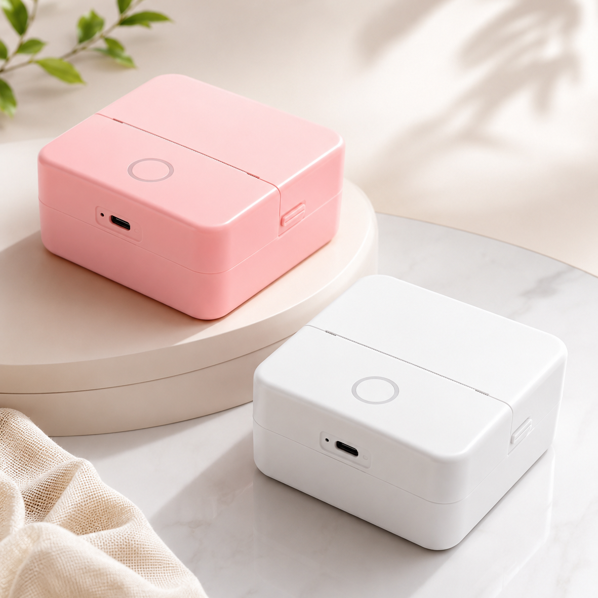 Inkless Pocket Printer with APP Portable X33Thermal Printer for Pictures Retro Style Photos Receipts Notes Lists Label Memo QR