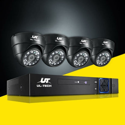 UL-tech CCTV Security System 4CH DVR 4 Cameras 1080p Primespot