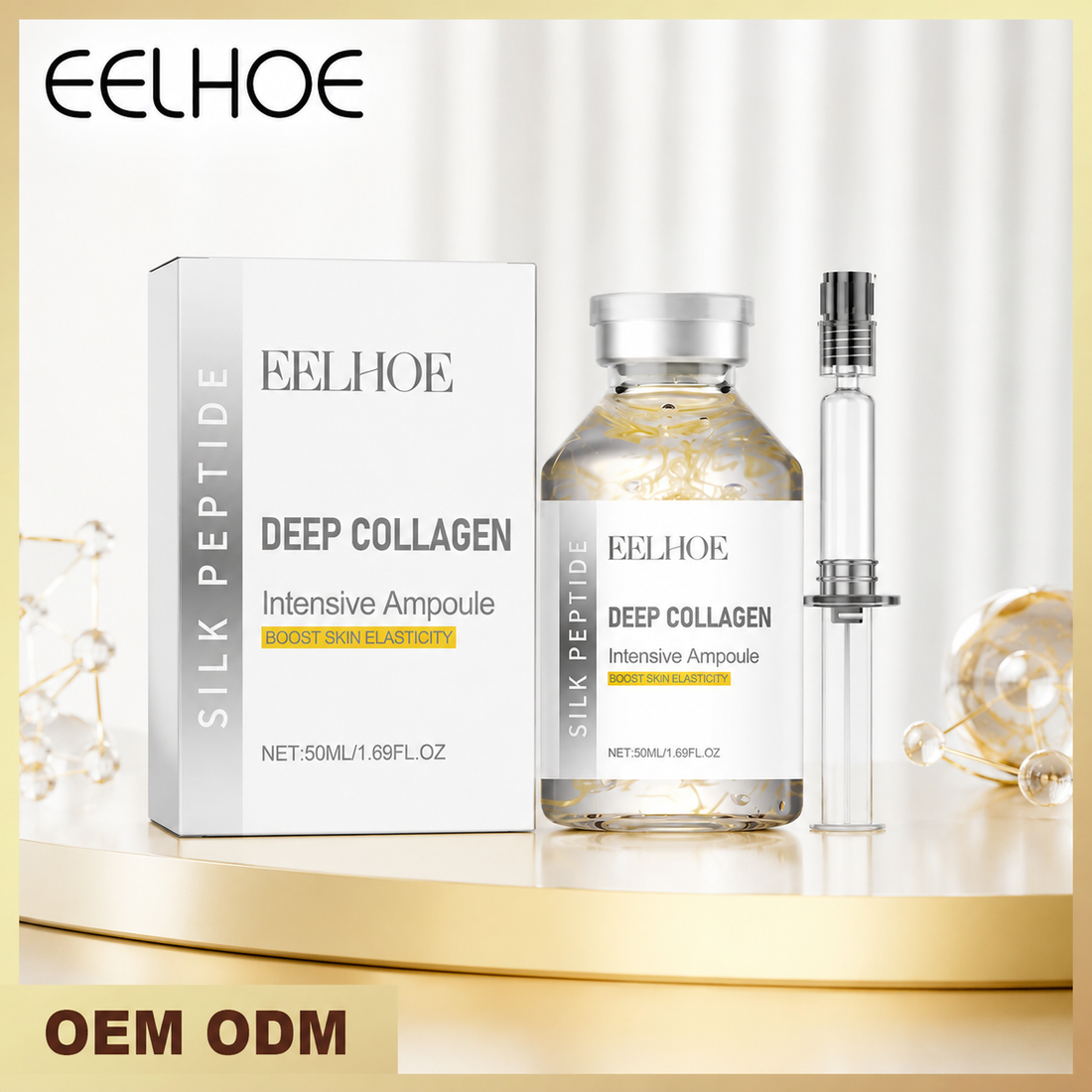 Facial essence serum gently cares for the facial contours, improves skin quality and makes the skin smooth and delicate.