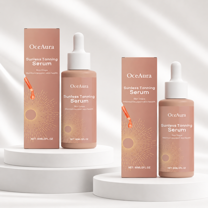 Herbal Sunless Tanning Essence Lasting Absorb Sunlight Natural Skin Sexy Protect Solarium Body Face Bronze Self Tanning Serums