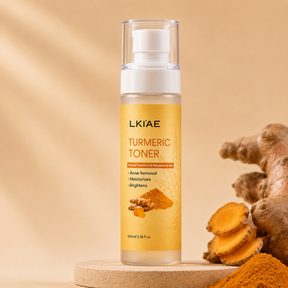 AILKE Organic Turmeric Toner for Face, Removal Acne, Pimples, Spots, Moisturizing, Brightening, Smooths Skin, Parabens Free