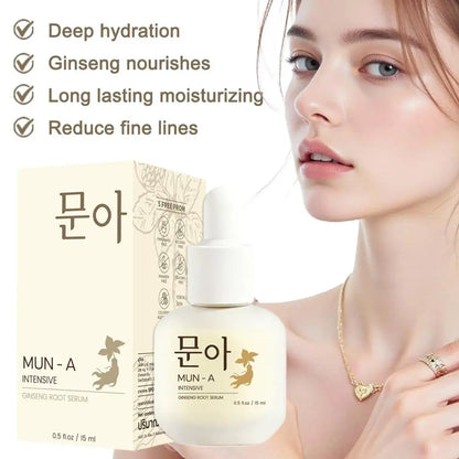 15ml Ginseng Root Essence Serum Hydrating Moisturizing Nourishing Facial Essence For Dry Skin Boost Skin Glow Daily Skincare