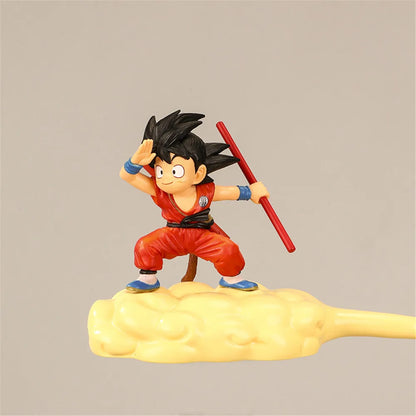 2 Color Anime Dragon Ball Z Childhood Son Goku Somersault Clouds Flying Ver PVC Action Figure DBZ Model Kids Toys Doll Gifts