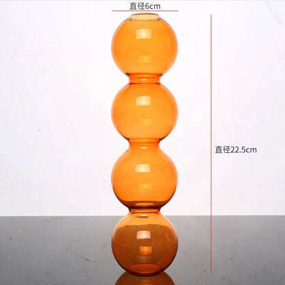 Nordic Glass Vase Modern Home Decor