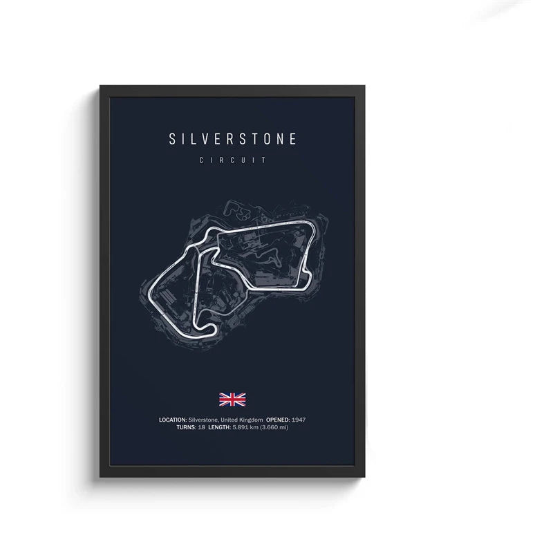 F1 Imola Wall Art Canvas Painting – Nordic Motorsport Poster