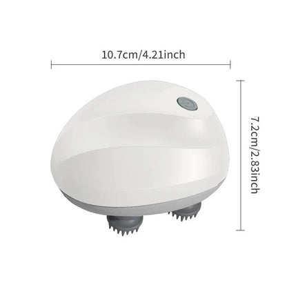 Electric Head Massager USB Rechargable Scalp Massager Body Massage Health Care Shoulder Neck Deep Tissue Kneading Massage Gift