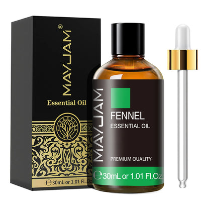 MAYJAM 1PCS 30ML Aromatherapy Essential Oil Lavender Vanilla Jasmine Eucalyptus Peppermint Aroma Oil for Diffuser Candle Soap