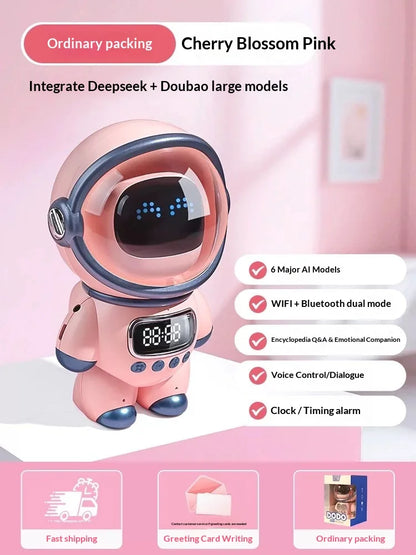 Ai Chat Robot 6 Ai Models Wifi Bluetooth Dual Mode Desktop Companion Night Light Clock Alarm Intelligent Office Assistance